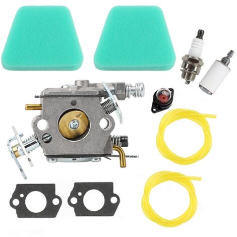 Carburateur pour Poulan et Poulan Pro 2250 2450 2550 2550LE 260Pro PP220 PP221 PP230 PP260 PN Walbro WT-625 WT-391 Zama C1Q-W9 530071621 530069722 530035400, avec filtre à air.