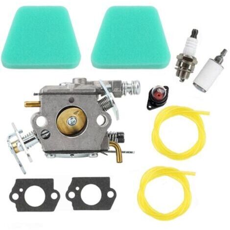 Carburateur pour Poulan et Poulan Pro 2250 2450 2550 2550LE 260Pro PP220 PP221 PP230 PP260 PN WT-625 WT-391 C1Q-W9 530071621 530069722 530035400, avec filtre à air.
