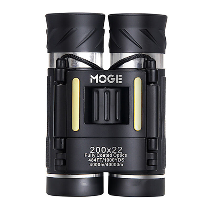 LIFCAUSAL Jumelles Compactes Pliables 200x22 pour Camping, Randonnée, Observation Ornithologique et Événements Sportifs