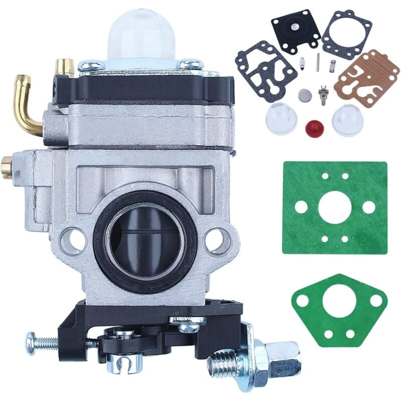 Coocheer - Carburateur pour tondeuse à gazon chinoise CG430 CG520 BC430 BC520 43CC 52CC débroussailleuse, kit de carburateur de remplacement CG430