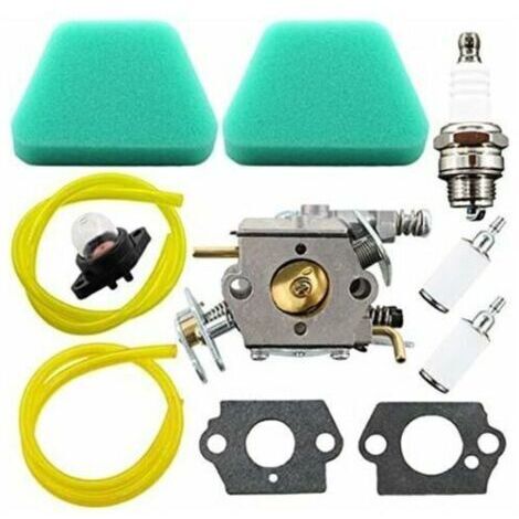 Carburateur pour tronçonneuse Poulan équipée de moteurs Walbro WT-89, WT-891, W-20, WT-324, WT-391, WT-600, WT-624, WT-625, WT-637, WT-662, C1U-W8, C1U-W14.