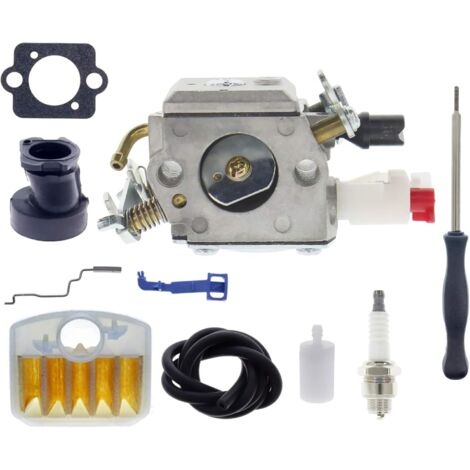 Carburateur pour tronçonneuses 340, 345, 346 XP, 350, 351 et 353 – Remplace C3-EL18B (503283208) – Carburateur à tube unique