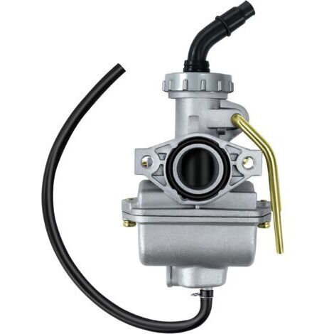 Carburateur PZ20 20mm Carburateur avec Valve Manuelle pour Moteur de Poche 4 Temps 50cc 70cc 90cc 110cc 125cc Mini Quad ATV Dirt Bike Pit Bike
