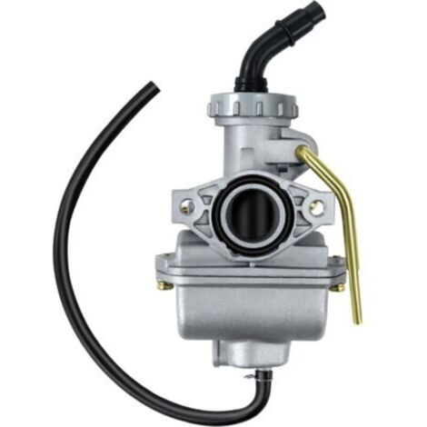 Carburateur PZ20 20mm Carburateur avec Valve Manuelle pour Moteur de Poche 4 Temps 50cc 70cc 90cc 110cc 125cc Mini Quad ATV Dirt Bike Pit Bike