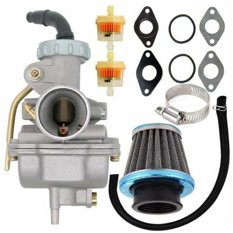 Start - Carburateur PZ20 pour moteur 4 temps 50cc 70cc 90cc 110cc 125cc atv utv Honda CRF50F CRF80F XR50R avec filtre à air et à carburant