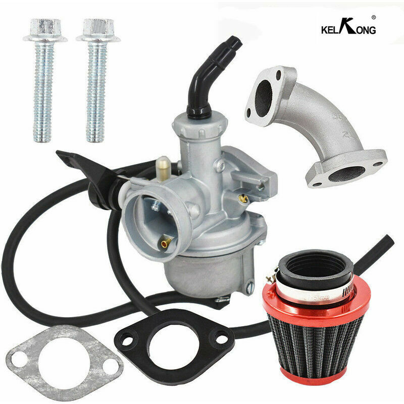 Start - Carburateur PZ22 Carburateur 22 mm Tuyau d'admission de carburateur Filtre à air pour 110 cc 125 cc atv Quad Pit Pro Dirt Trail Bike