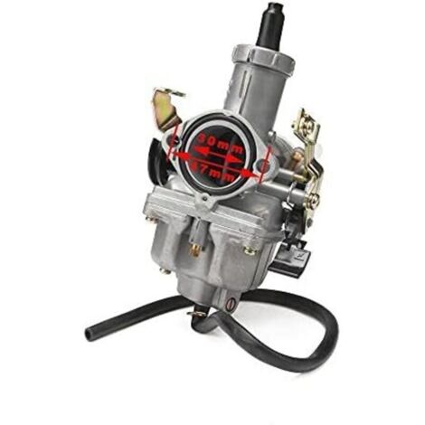 Carburateur PZ30 30mm avec Pompe Accélération - Compatible Moto/Quad 200cc-250cc