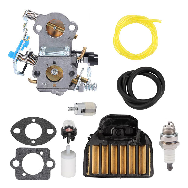 Carburateur Rancher 455 pour tronçonneuse à essence Husqvarna 455 Rancher, pièces 460, 455E, 461 Rancher, remplace WTA-29 par 537255701, filtre à