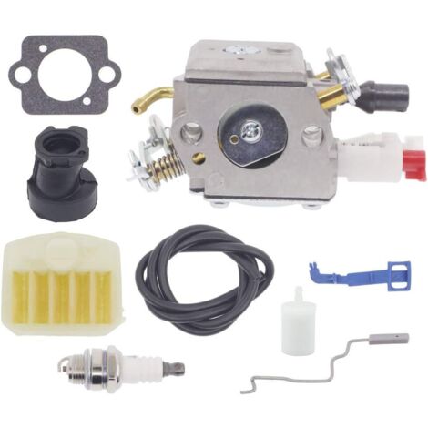 Carburateur référence C3-EL18 adapté pour tronçonneuses Husqvarna modèles 340, 345, 346XP, 350, 351, 353 monotube, accessoire de remplacement moteur professionnel