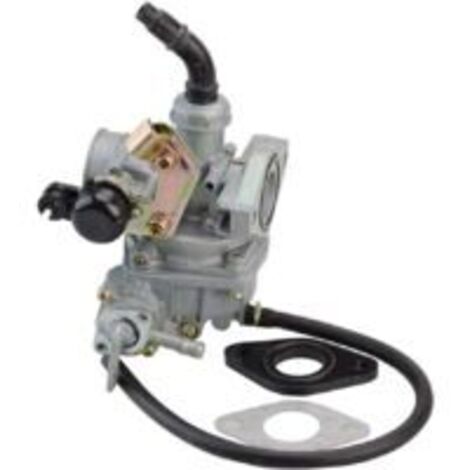 Carburateur S-GIANT PZ19 avec interrupteur d'huile, starter à câble de 19 mm, compatible avec les quads, motos tout-terrain, pit bikes, karts, scooters et cyclomoteurs de 50, 70, 90, 110 et 125 cm³.