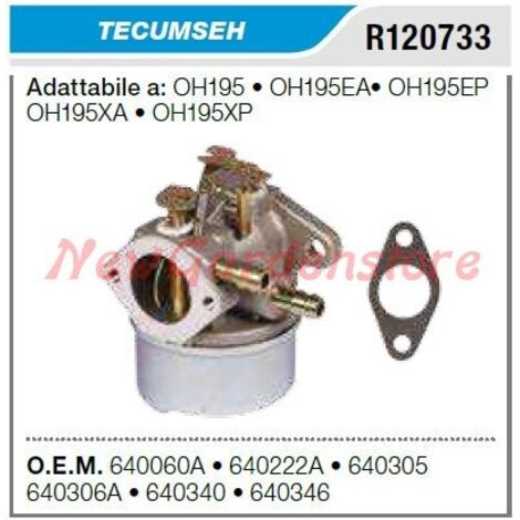 Carburateur TECUMSEH tondeuse OH195 OH195EA R120733
