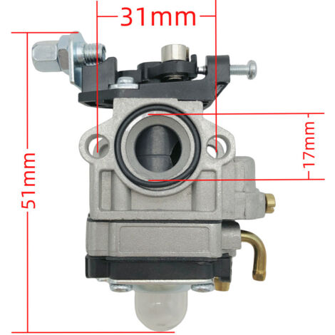 Carburateur TL23 / TL26 / TU26 - pour tondeuse à gazon - référence 909-192