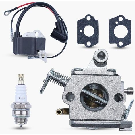 Carburateur Tronconneuse pour Stihl 017 018 MS170 MS180 MS 180 Tronçonneuse Pièces Bobines d'Allumage Joint Bougie d'Allumage Remplacer OEM 1130-120-0603