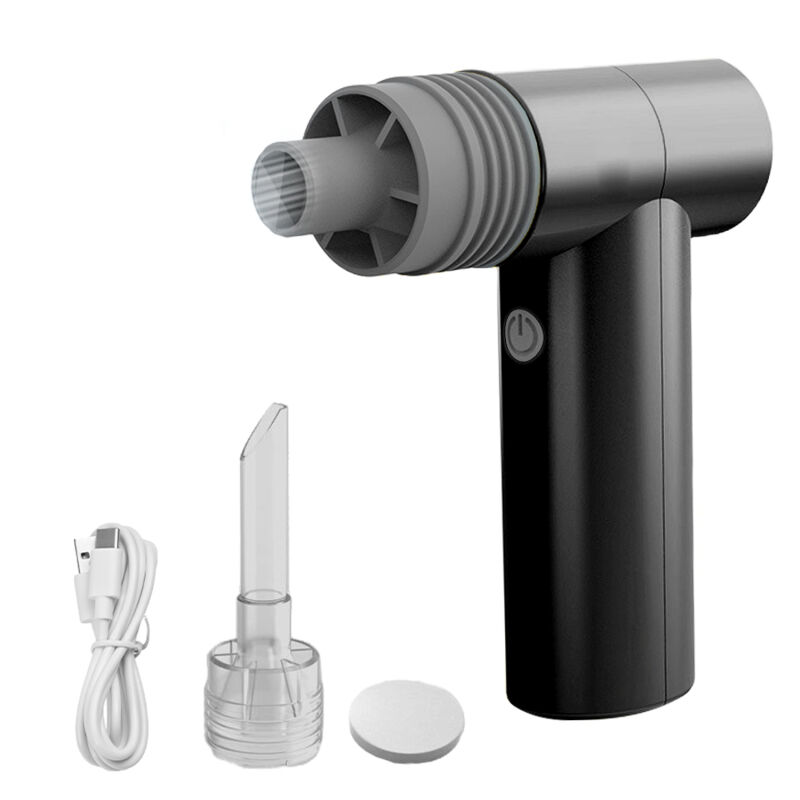 Dépoussiéreur électrique 100 000 tr/min, mini ventilateur turbo, souffleur à air comprimé à double usage, batterie rechargeable intégrée 3 x 1 100