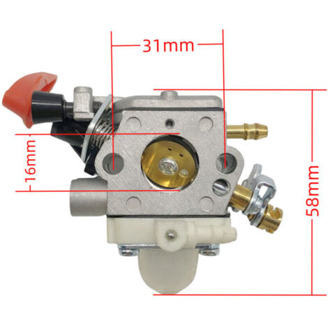 Carburateurs FS40 et FS40C compatibles avec les pièces du système d'alimentation en carburant des débroussailleuses C1M-S267A4144 120 0608 909-219, usinés avec précision pour une puissance de sortie s