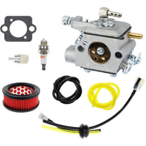 Carburateurs WT-985 pour tronçonneuses à essence ECHO CS-400, CS-370, CS-400F et Shindaiwa 402S. Remplacent les références A021001921 et A021001920. Comprend un filtre à air, une bougie et un filtre à