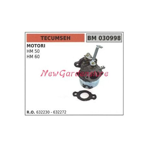 Carburatore a vaschetta TECUMSEH rasaerba tosaerba tagliaerba HM 50 60 030998
