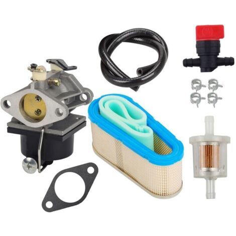 Carburatore, con filtro aria 36356, valvola di intercettazione, filtro carburante e tubo carburante, per Tecumseh OHV125, OHV130 e OVH135, modello sostitutivo 640065A
