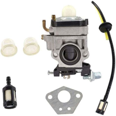 Carburatore con tubo carburante - Set filtro carburante per decespugliatori Fuxtec FX-PS152, FX-MS152, FX-MT152, MFS520, FX-FSR152 - Multiool 2 in 1 4 in 1 3 HP 52 cc.