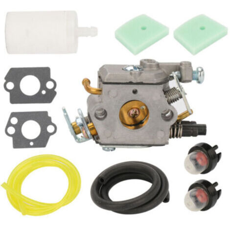 Carburatore con tubo flessibile e guarnizione per motoseghe Husqvarna 123 233 322 323 325 326 Zama C1Q-EL24.