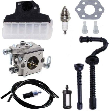 Carburatore + filtro aria + candela + tubo carburante/olio per motosega 021 023 025 MS210 MS230 MS250 Carburatore