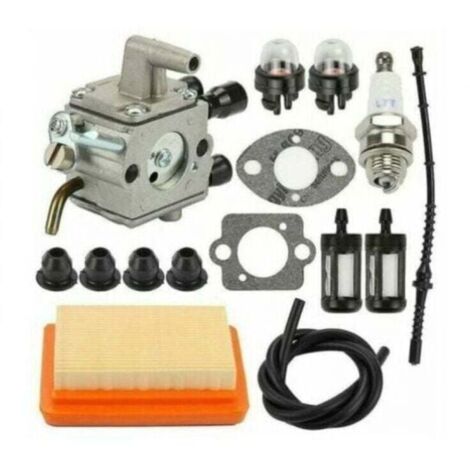 Carburatore FS120 FS200 FS250 FS300 FS350 FR350 FR45 Filtro aria Filtro carburante
