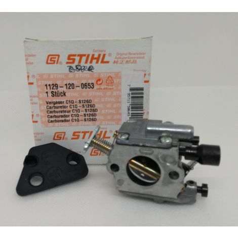 Carburatore Zama C1Q-S126D originale per motosega Stihl Ms 200 T.