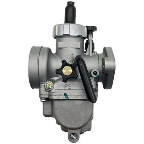 Carburatore PE24FL per moto da fuoristrada, con flangia da 24 mm, compatibile con motori da 50 a 160 cm³, per quad, minimoto, ATV e scooter da fuoristrada.