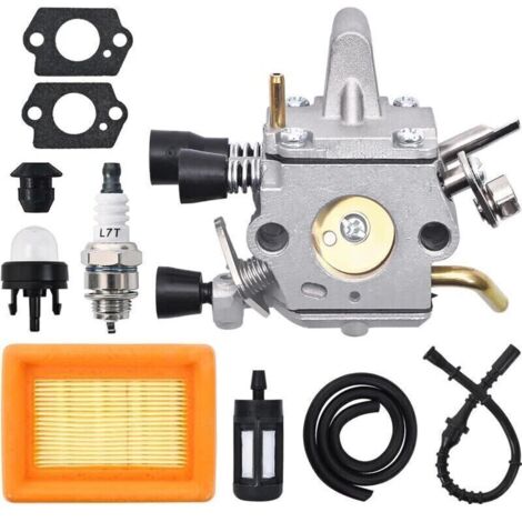 Carburatore per decespugliatore STIHL FS120 FS200 FS250 FS300 FS350 FR350, kit di ricambi per carburatore accessorio FS 250 con filtro dell'aria, guarnizione, candela, pompa di adescamento