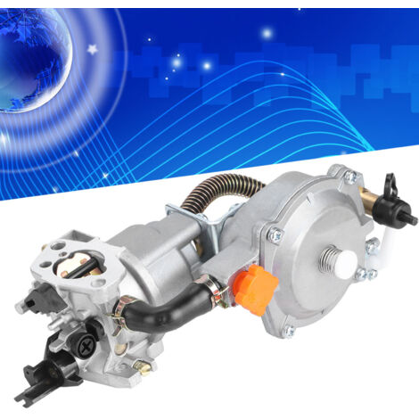 Carburatore per generatore, carburatore a doppia alimentazione, carburatore per generatore a benzina, kit di conversione carburatore a doppia alimentazione per generatore GPL/NG per 2,8 kW GX200 170F 