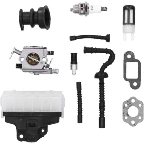 Carburatore per motosega, kit carburatore con guarnizione, candela, filtro aria e tubo dell'olio per 021, 023, 025, MS210, MS230, MS250, 250, 1123, 120, 0605, 1123, 160 e 1650