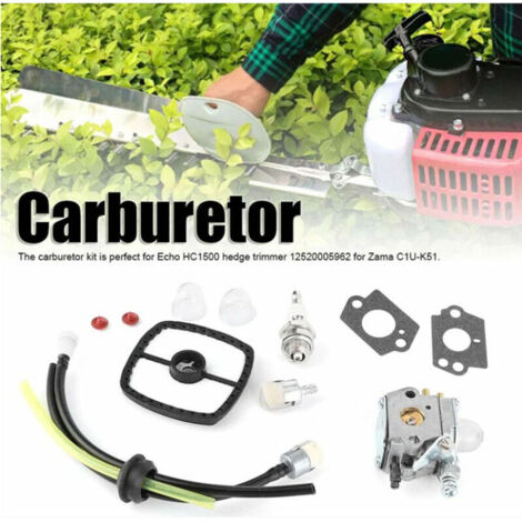 Carburatore per tagliasiepi Echo HC1500 12520005962 per Zama C1U-K51, kit di messa a punto per accessori tagliasiepi
