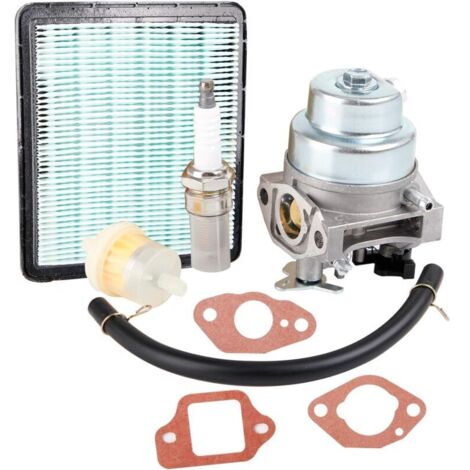Carburatore per tosaerba Pindex GCV160, carburatore con filtro dell'aria e candela, adatto per motori GCV160 HRB216 HRR216 HRS216 HRT216 HRZ216