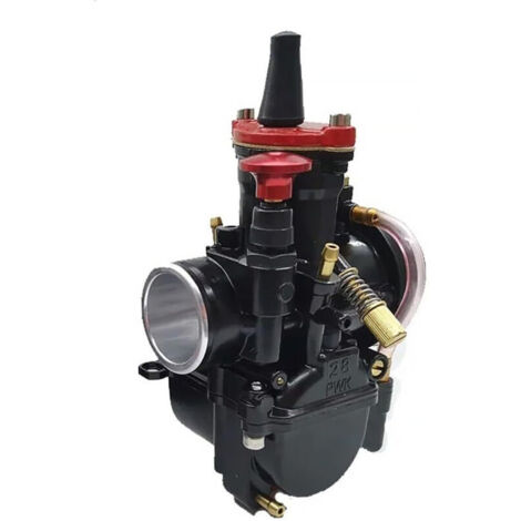Carburatore PWK da 28 mm, per motociclette da 75 cc, 80 cc, 100 cc, 125 cc, motocross, quad, dirt bike, nero