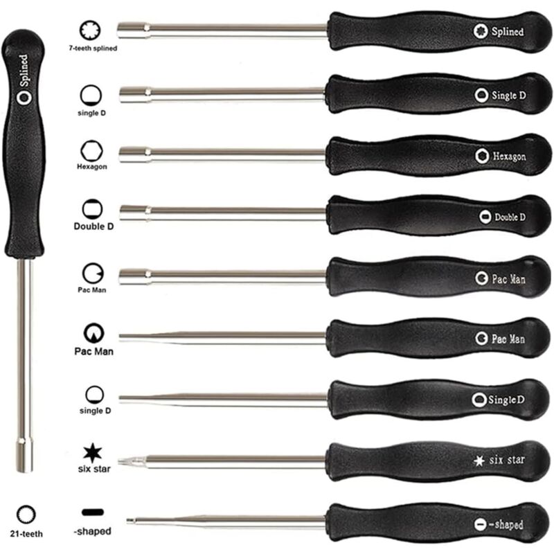 Carburetor Adjustment Tool kit for 2 Common Cycle Carburator Adjusting Small Engine Trimmer Weedeater Chainsaw Leaf Blower