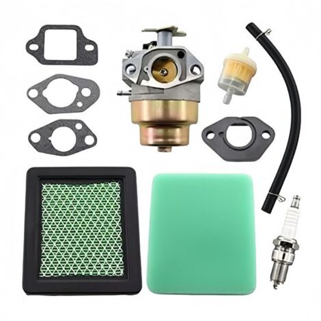Carburetor for Honda GCV160 and GCV190 lawnmowers and engines carburetor accessories, GCV 160 carburetor kit, 10-in-1, air filter, spark plugs suitable for lawnmower 16100-z0y-m42.
