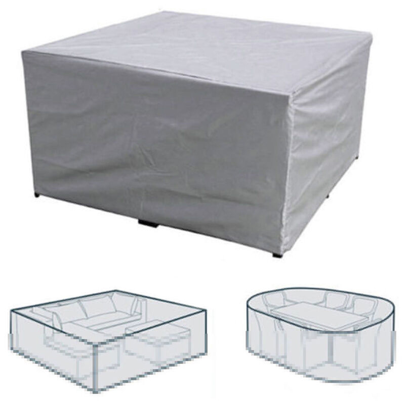 Erhope - lifcausal Housse de protection imperméable pour meubles d'extérieur - Table jardin, chaises et canapé avec tissu Oxford anti-UV et