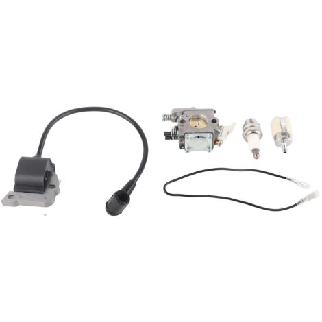 Carburetor Ignition Coil Spark Plug Filter Kit 503281504 Replacement for Husqvarna 50 51 55 Chainsaw