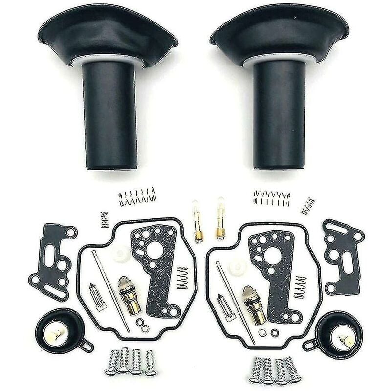 Crea - Carburetor Repair Kit For Virago Xv535 1990-2001 Xv 535 Plunger Diaphragm