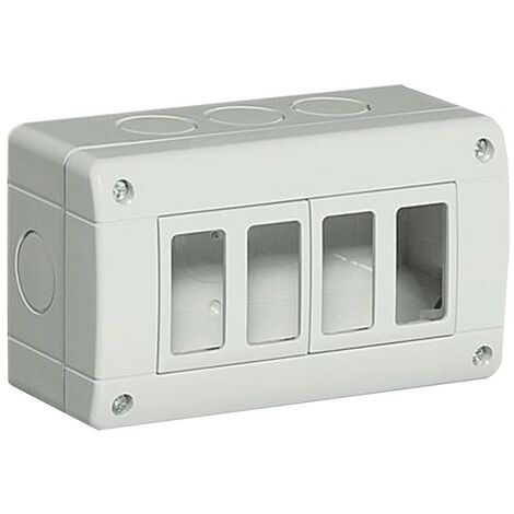 Carcasa Bticino IP40 4 módulos 25404