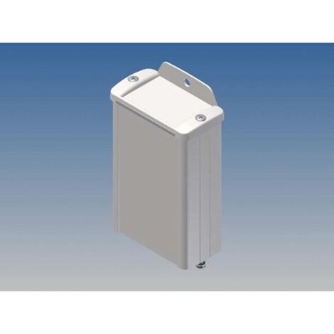 CARCASA DE ALUMINIO - COLOR BLANCO - 100 x 59.9 x 30.9 mm - con brida
