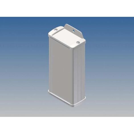 CARCASA DE ALUMINIO - COLOR BLANCO - 125 x 59.9 x 30.9 mm - con brida