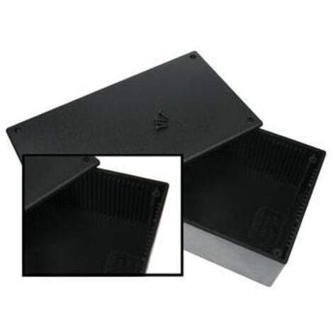 CARCASA DE PLÁSTICO - NEGRO 200 x 110 x 65mm