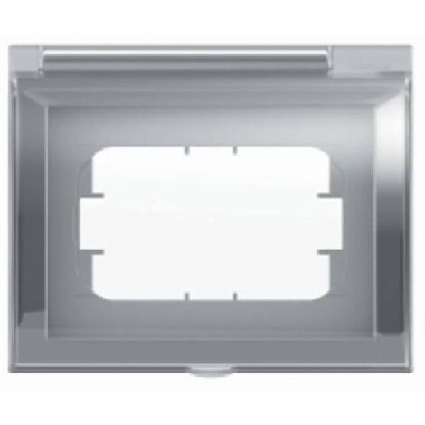 Carcasa de protección Bticino 3 plazas transparente IP40 26603