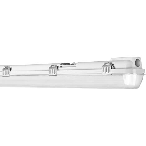 Carcasa estanca DAMP PROOF para tubo Led T8  1 - 1200mm