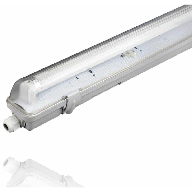 

Carcasa estanca para tubo Led T8 de 1 tubo - 120cmt - Roblan