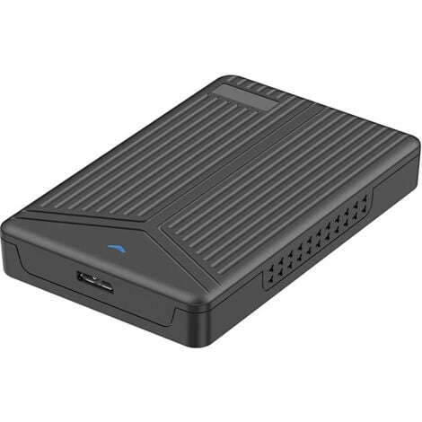 FITAGS Carcasa externa USB 3.1 a SATA para discos duros/HDD/SSD SATA I/II/III de 2,5" - Compatible con discos duros de 15 mm de grosor -