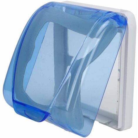 Carcasa protectora para interruptor/enchufe tipo 86, transparente, duradera e impermeable.