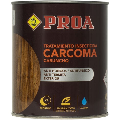 CARCOMA. Matacarcoma, prevención y curación contra la carcoma, termitas y hongos de la madera. PROA. 0.750 ML