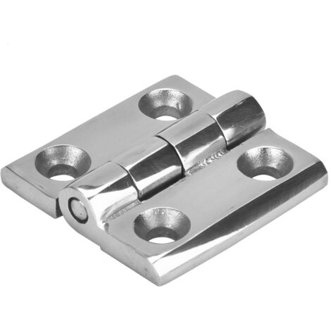 [Cardan Marine] Charnière Milieu 50x50mm 304 Stainless Steel - Résistant Corrosion pour Camping-Car & Yacht